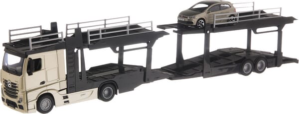 Camion transport auto Mercede Benz Actros 2545 cu mașină Volkswagen Polo Gti Mark 5 BB1831458