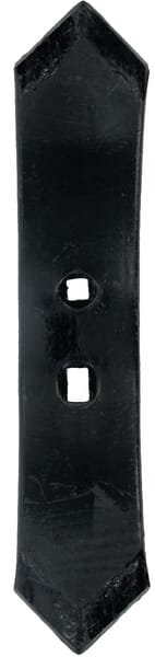 Brăzdar cultivator 340x75x11mm reversibil întărit curbat 2 orificii CP755GP