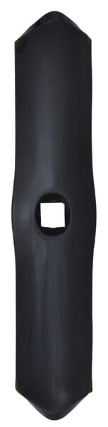 Brăzdar cultivator 180x37x6mm reversibil curbat 1 orificiu potrivit pentru Rau/Kverneland CP724GP