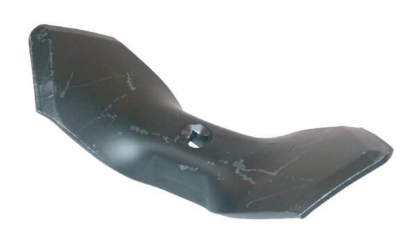 Brăzdar cultivator 267x85x8mm reversibil curbat 1 orificiu potrivit pentru Kongskilde 5140400308
