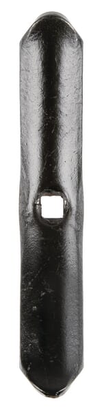 Brăzdar cultivator 140x25x5mm reversibil întărit curbat 1 orificiu potrivit pentru Rau/Kverneland E19935Z