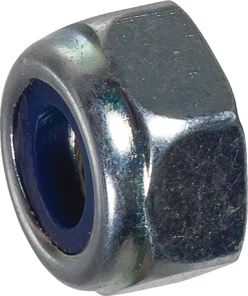 Piuliță hexagonală autoblocantă joasă cu inserție plastic DIN985 M6 galvanizată grupa 8 3030931