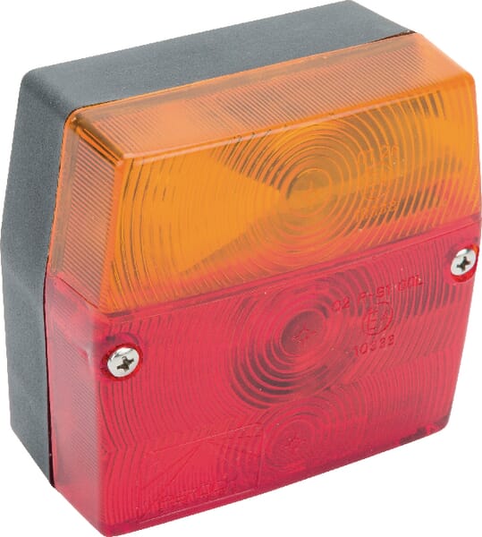 Lumină spate Minipoint stânga/dreapta cu iluminarea numărului și inserție neagră conector cu mufă stânga12V 230300037