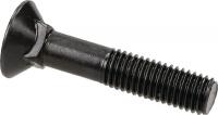 Șurub plug cap plat înecat gât pătrat cu piuliță DIN608 M12x60mm grupa 12.9 Kramp 1260129VK