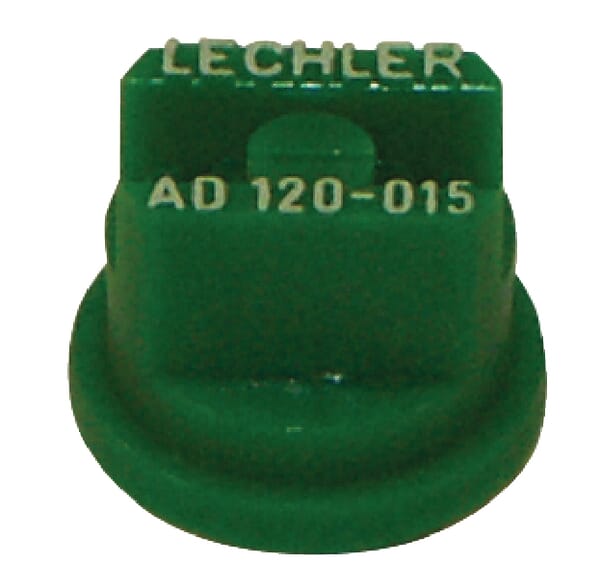 Duză ventilator plat AD 120° 015 verde din plastic Lechler AD120015POM