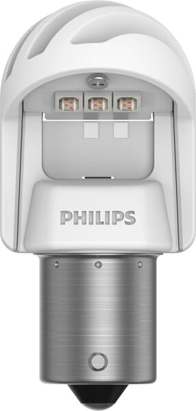 Bec led P21W BA15s 12V/24V 21W 115lm roșu (utilizare în afara șoselei) Philips GL11498XURX2