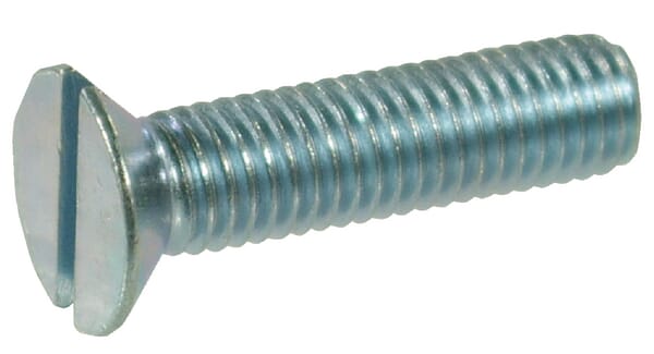 Șurub cap înecat crestat DIN963 M6x45mm oțel zincat 100 buc. Kramp 963645P100