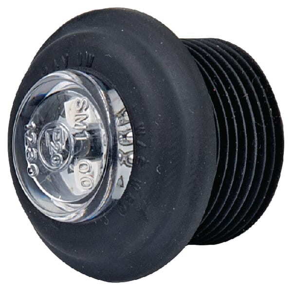 Lampă gabarit LED rotundă 12/24V transparentă cu șurub 29mm Waś 1400300670