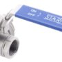 Robinet cu bilă 3 căi L 3/4" oțel inoxidabil BV3L34FSS