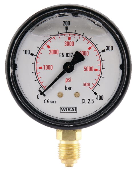 Manometru Ø63 0-400bar ¼” jos MA63400L04PLGF
