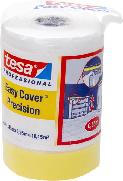 Hârtie de acoperire 2 în 1 mascare de precizie cu peliculă PE 33mx550mm Easy Cover® Universal T043650000001