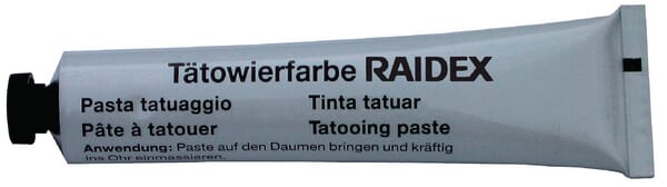 Tuş, pastă pentru dispozitivele de tatuare, negru 60 g 1592361060