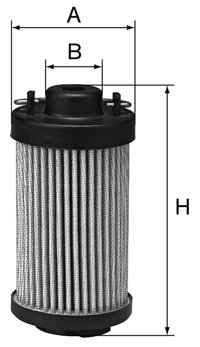 Filtru hidraulic Uniflux Filters XH448 echivalent Mann Hummel HD 1040, Donaldson P170618, HIFI Filter SH 74024