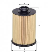 Filtru combustibil Uniflux Filters XNE6023 echivalent Mann Hummel 81.12501-6123